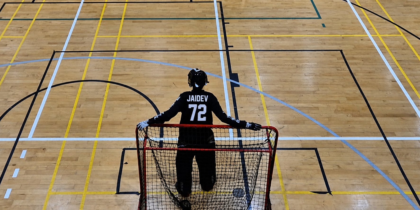 Floorball goalie